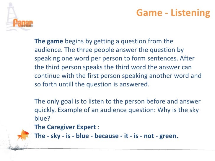 Example of ice breakers